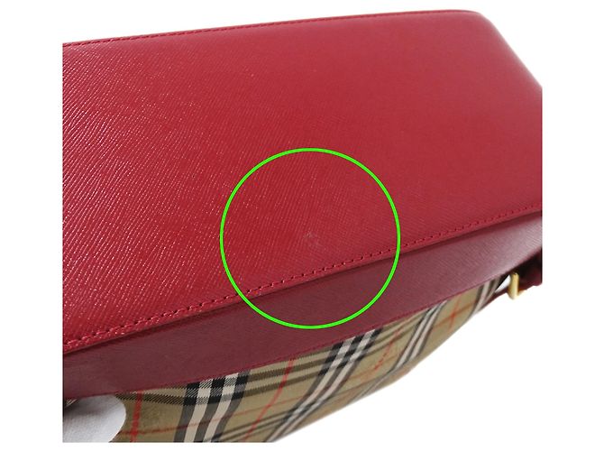 Zaino Mini Burberry Rosso Beige - vista 10