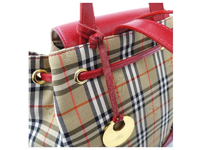 Zaino Mini Burberry Rosso Beige - vista 11