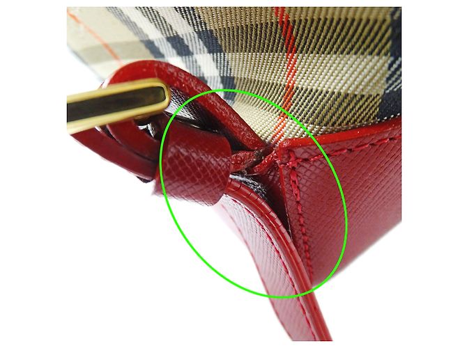 Zaino Mini Burberry Rosso Beige - vista 12