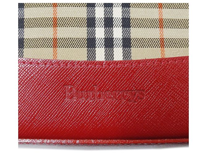 Zaino Mini Burberry Rosso Beige - vista 6