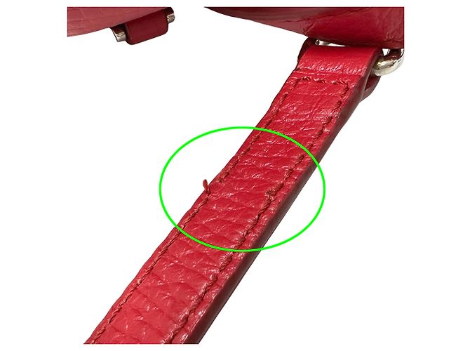 Tod's Handtasche aus rotem Leder - Ansicht 12