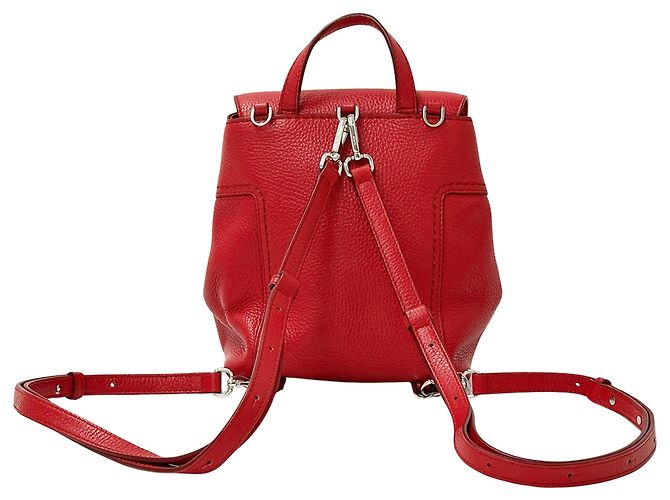 Tod's Handtasche aus rotem Leder - Ansicht 2