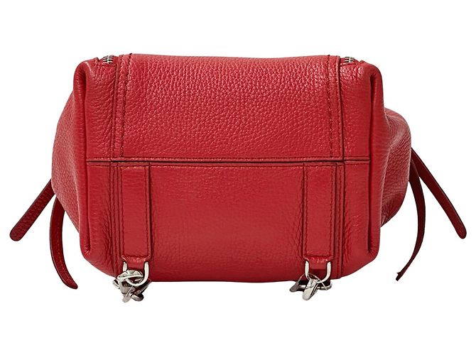 Tod's Handtasche aus rotem Leder - Ansicht 3