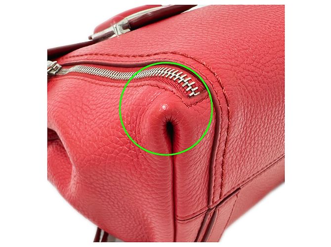 Tod's Handtasche aus rotem Leder - Ansicht 9