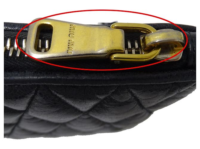 Borsa a mano Miu Miu in pelle nera Nero - vista 14