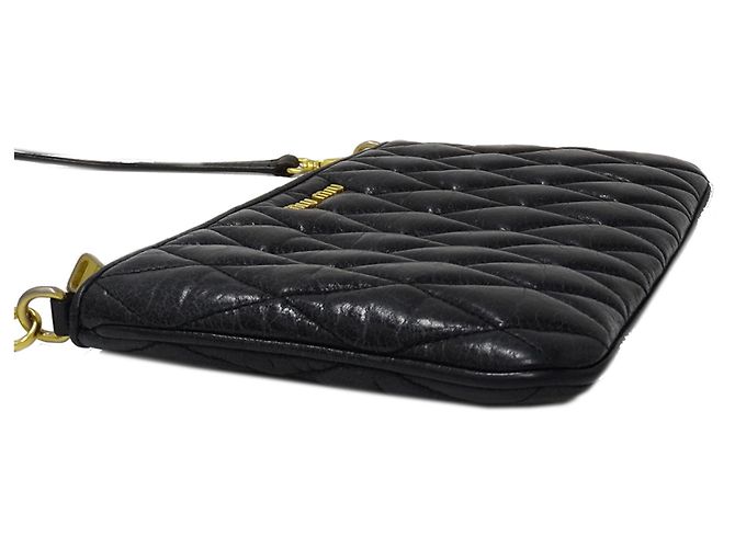 Borsa a mano Miu Miu in pelle nera Nero - vista 4