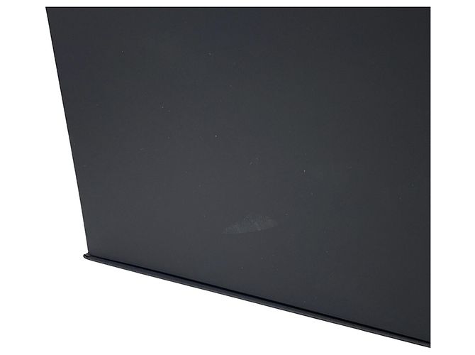 Borsa a tracolla Chanel in vitello martellato nero - vista 15