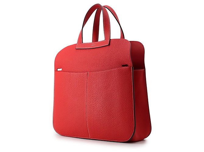 Hermès Borsa Hermes Arzan 31 in Rouge Casaque Rosso - vista 2
