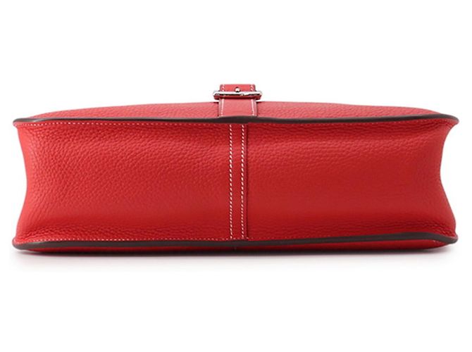 Hermès Borsa Hermes Arzan 31 in Rouge Casaque Rosso - vista 3