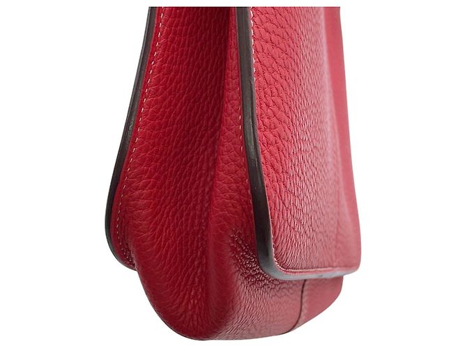Hermès Borsa Hermes Arzan 31 in Rouge Casaque Rosso - vista 8