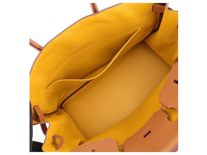 Hermès Borsa Hermes Birkin 35 in Gold e Yellow D'oro Giallo - vista 6