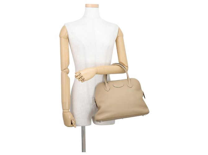 Hermès Borsa Hermes Bolide 31 Verso Trench Beige Taupe - vista 4