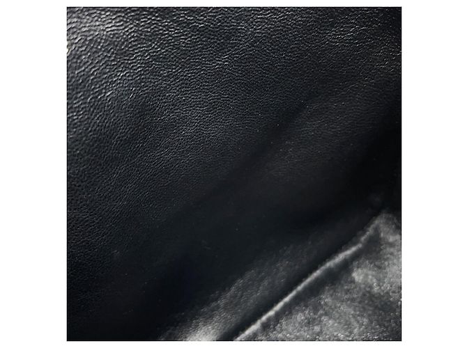 Borsa a tracolla con catena Chanel in pelle verniciata nera Nero - vista 10