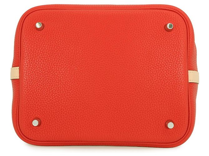 Hermès Bolso Hermes Picotin Lock PM Touch Rosa Roja - vista 3