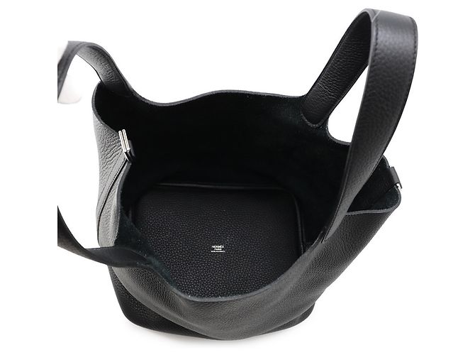 Hermès Sac à main Hermes Picotin Lock MM Noir - vue 5