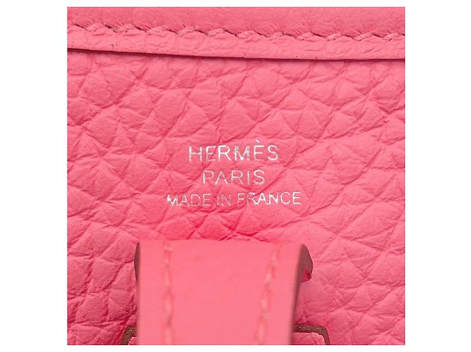 Hermès Borsa a tracolla Hermes Evelyne TPM Rosa Rosso - vista 15
