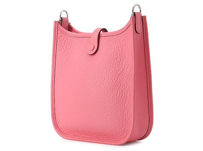 Hermès Borsa a tracolla Hermes Evelyne TPM Rosa Rosso - vista 2