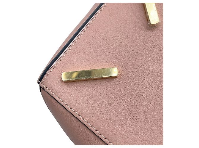 Bolso de mano Loewe Puzzle Medium Rosa Beige - vista 10