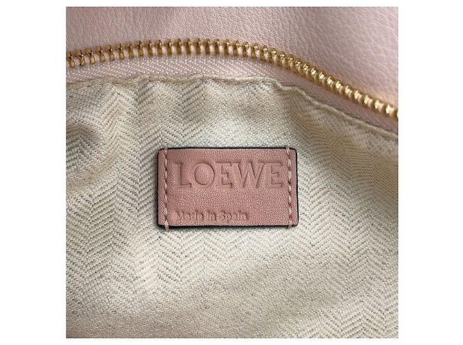 Bolso de mano Loewe Puzzle Medium Rosa Beige - vista 17