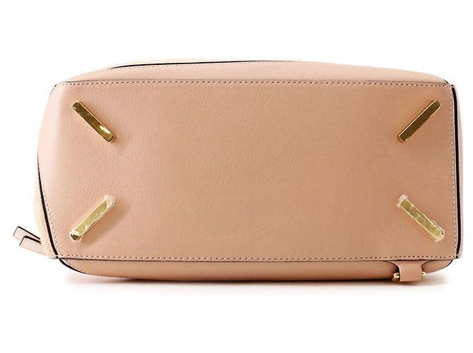 Bolso de mano Loewe Puzzle Medium Rosa Beige - vista 3