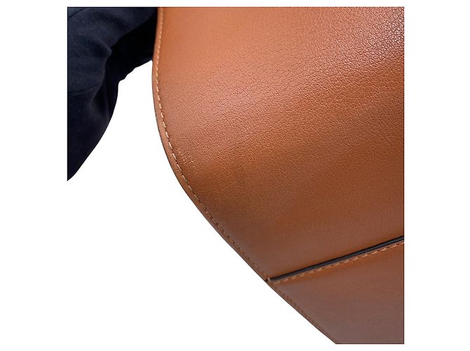 Bolsa Loewe Hammock Small em pele de vitelo granulada Marrom Rosa - vista 10