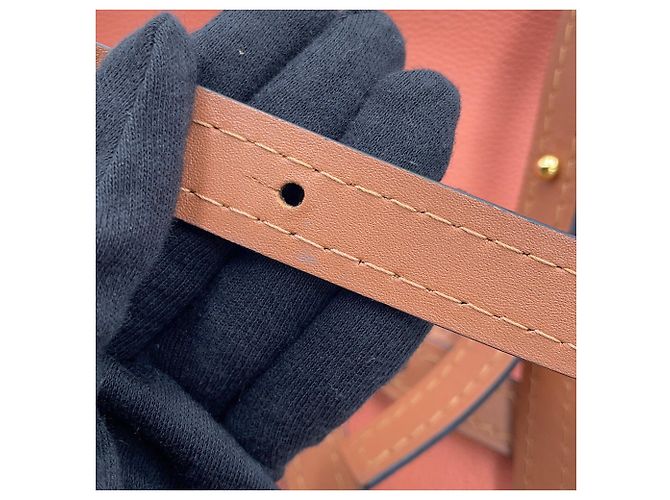 Gate Borsa a tracolla Loewe in pelle marrone e rosa - vista 11