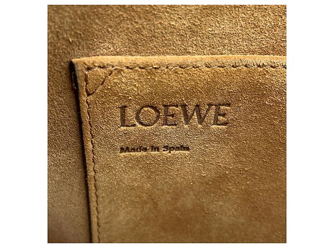 Gate Borsa a tracolla Loewe in pelle marrone e rosa - vista 16