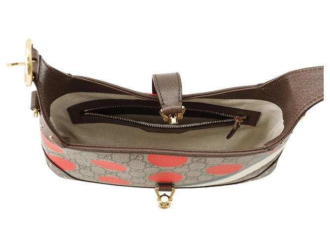 Borsa a spalla piccola Gucci Jackie 1961 Multicolore Beige - vista 7
