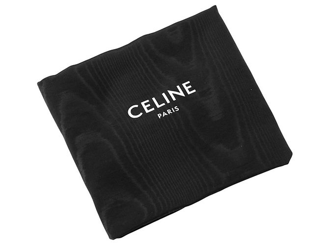 Céline Bolso de hombro Celine Medium Folco Triomphe Castaño Blanco - vista 16