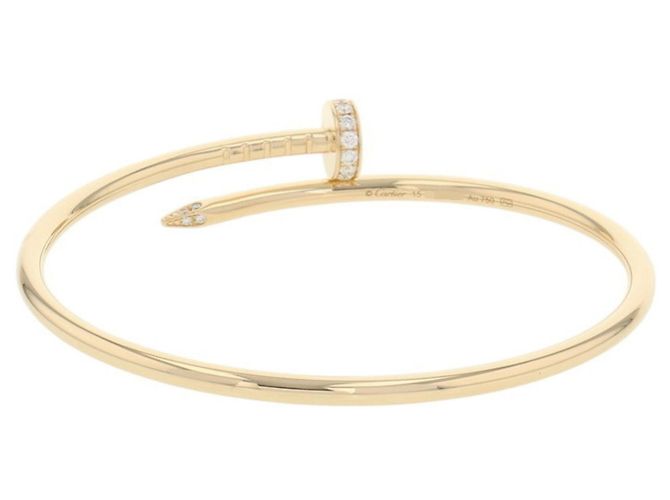 Bracciale Cartier Juste un Clou in oro giallo 18K - vista 3