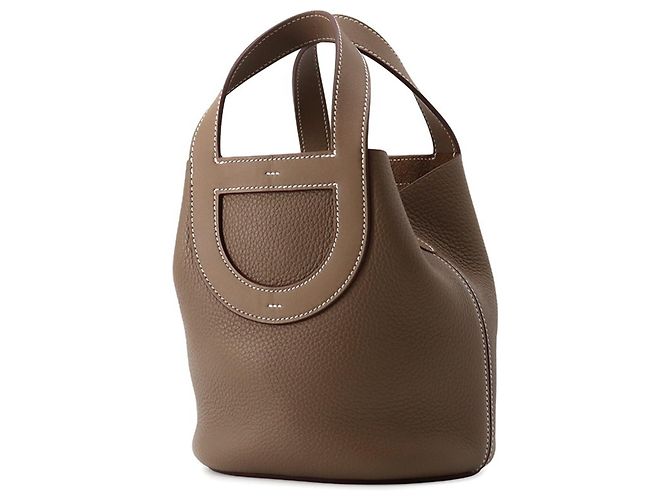 Hermès Saco Tote Hermes In the Loop 18 Taupe - vista 2