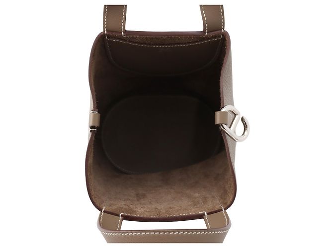 Hermès Saco Tote Hermes In the Loop 18 Taupe - vista 5