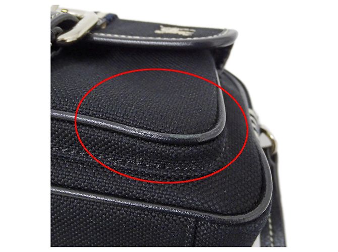 Borsa in tela Burberry Blue Label Nero - vista 9
