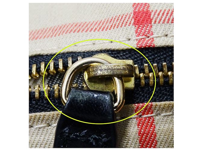 Burberry Shopper aus schwarzem Leder - Ansicht 14