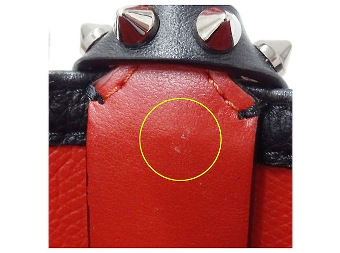 Borsa a mano Christian Louboutin Cabata Mini Nero Rosso - vista 13