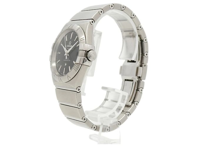 Orologio da uomo Omega Constellation Co-Axial 123.10.35.20.01.002 quadrante nero - vista 2