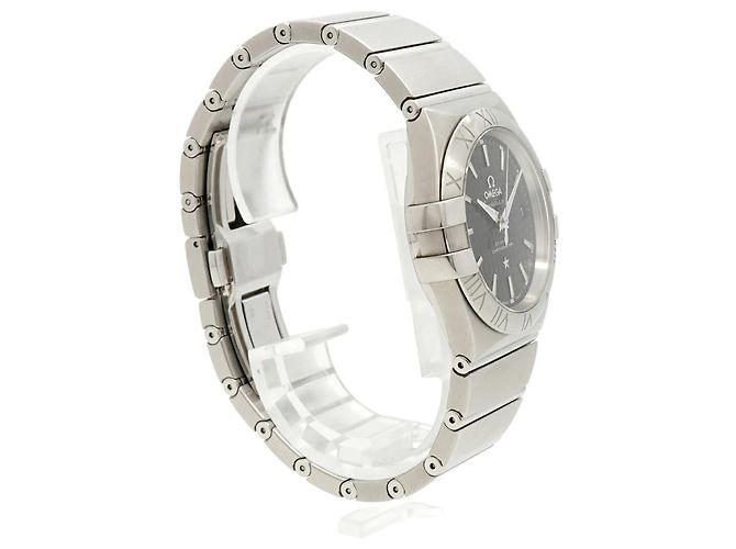 Orologio da uomo Omega Constellation Co-Axial 123.10.35.20.01.002 quadrante nero - vista 3