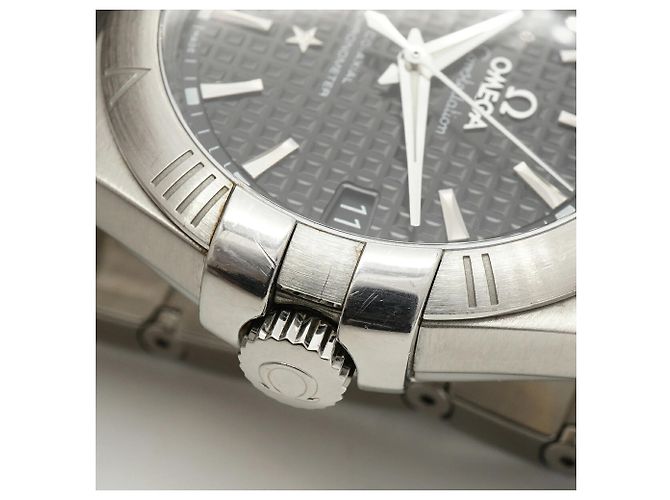 Orologio da uomo Omega Constellation Co-Axial 123.10.35.20.01.002 quadrante nero - vista 8