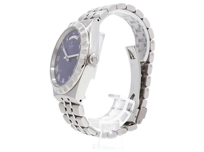Autre Marque Orologio da uomo Tudor Royal Day-Date 28600 Quadrante Blu - vista 2