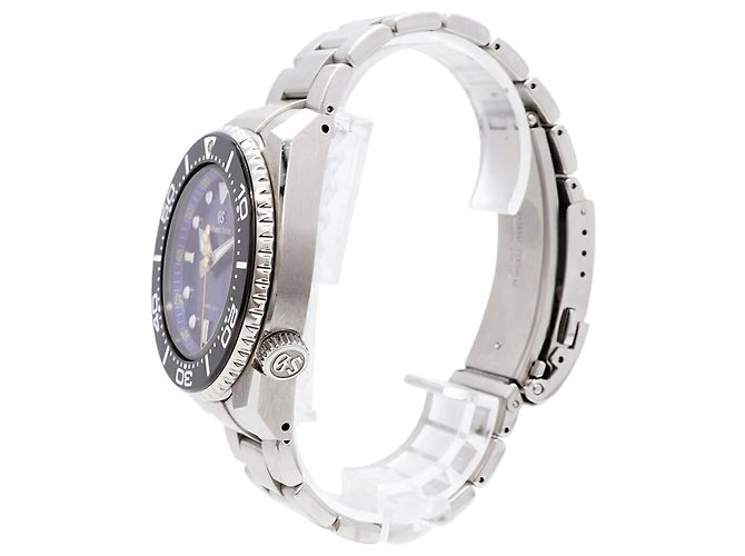 Relógio de pulso masculino Seiko Grand Sport Collection mostrador azul - vista 2