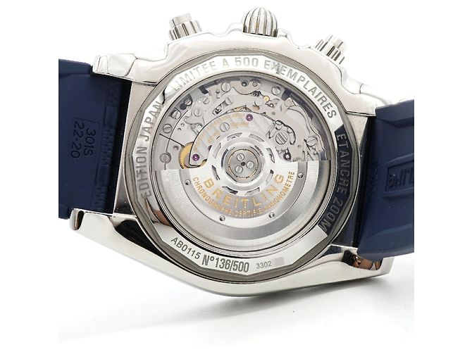 Orologio da uomo Breitling Chronomat 44 JSP AB0115 Quadrante Blu - vista 5