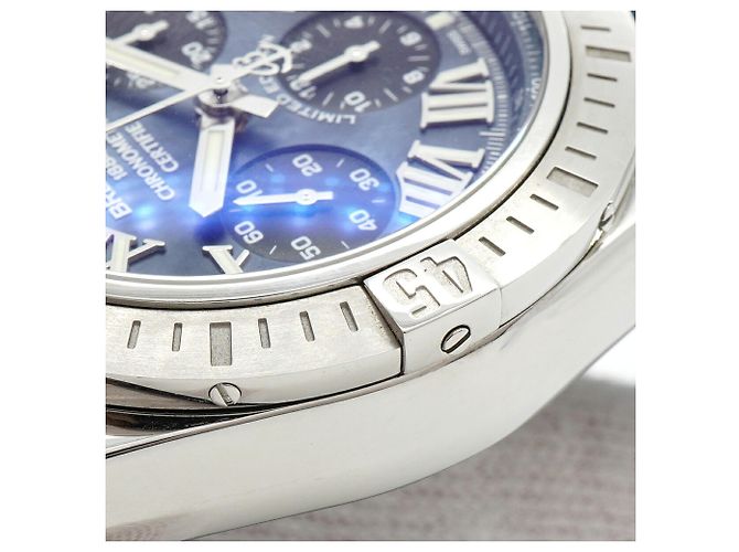 Orologio da uomo Breitling Chronomat 44 JSP AB0115 Quadrante Blu - vista 6