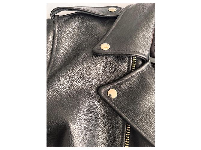 Autre Marque Schott Perfecto Giacca da biker in pelle nera Nero - vista 11