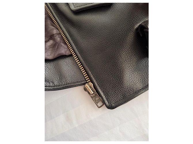 Autre Marque Schott Perfecto Giacca da biker in pelle nera Nero - vista 9