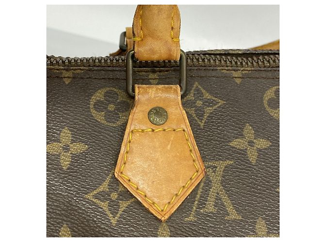Borsa Louis Vuitton Monogram Speedy 30 Marrone - vista 10