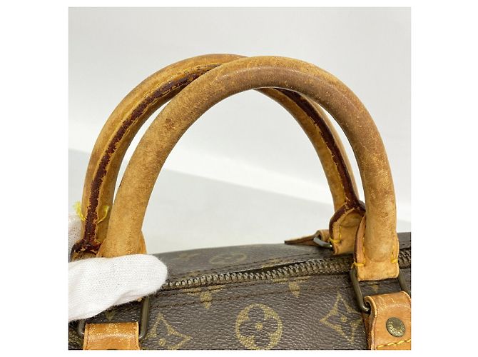 Borsa Louis Vuitton Monogram Speedy 30 Marrone - vista 6