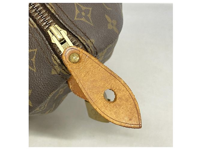 Borsa Louis Vuitton Monogram Speedy 30 Marrone - vista 8