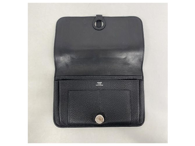 Hermès Hermes Dogon GM Long Wallet Black - view 3