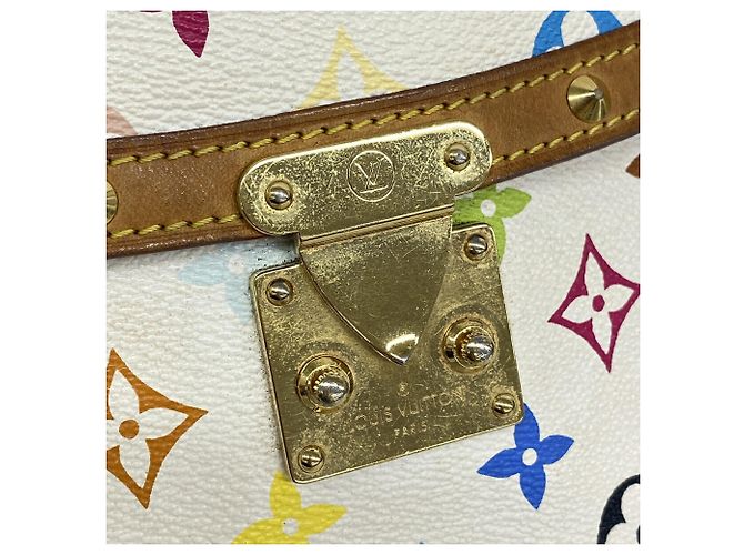 Louis Vuitton Monogram Multicolor Sologne Schultertasche Weiß - Ansicht 10