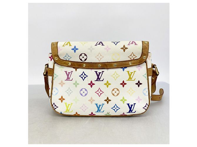 Louis Vuitton Monogram Multicolor Sologne Schultertasche Weiß - Ansicht 11